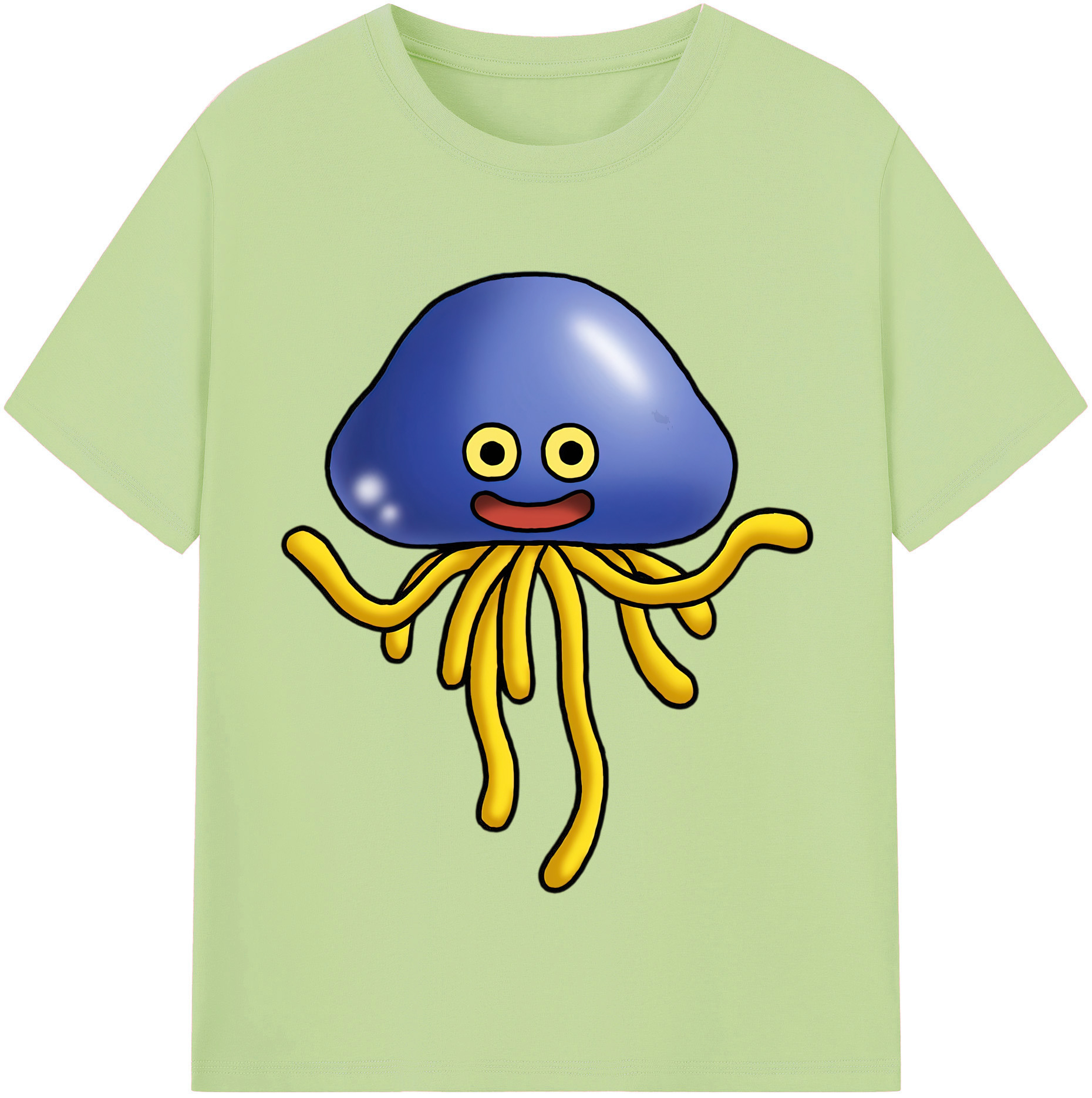 （画像用） ドラゴンクエスト Doragon Kuesuto Dragon Quest 綿100％半袖Tシャツ（フロントプリント）